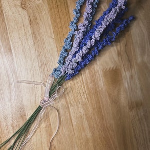 Crochet Lavender Bouquet