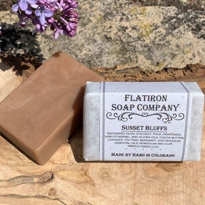 Sunset Bluffs - Soap, Handmade Soap, Cold Process Soap, All Natural Soap, Homemade Soap, Flatiron Soap Company