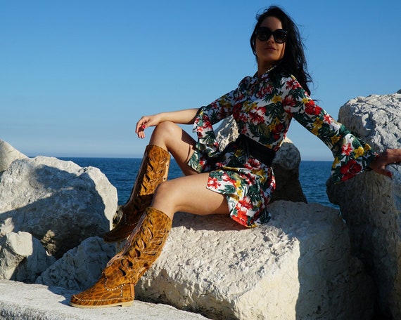 INDIANINI DOC leopard / de verano Inca / Última talla 37 - Etsy España