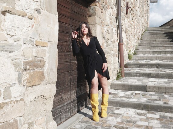 Articolo FIORE stivali Inca giallo Hippie stivali estivi | Etsy Italia