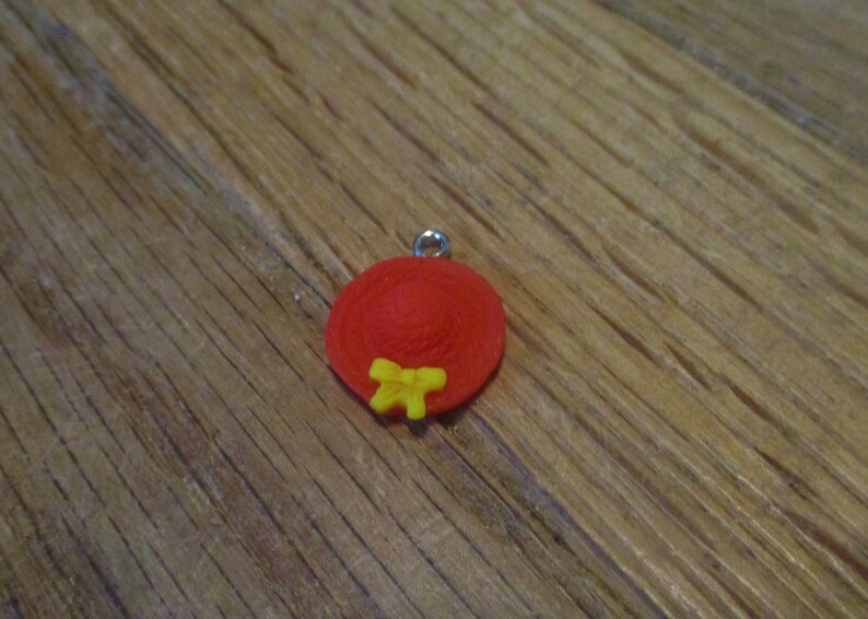 Stitch Marker or Progress Keeper-choice of color Colorful Sun Bonnets-Easter Bonnets-Acrylic