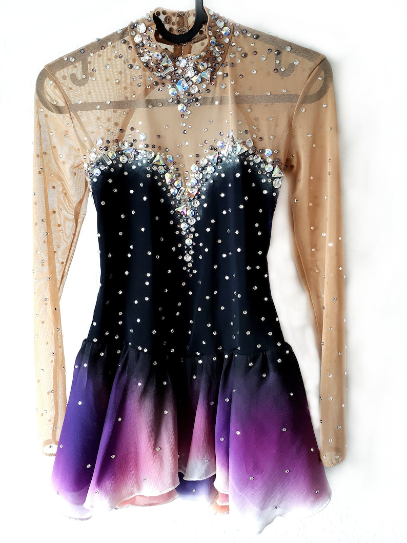 Robe de patinage artistique robe de patinage sur glace de Etsy