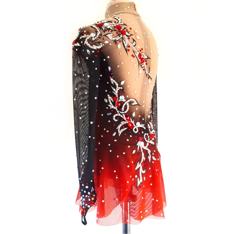Robe de patinage artistique robe de patinage sur glace de Etsy