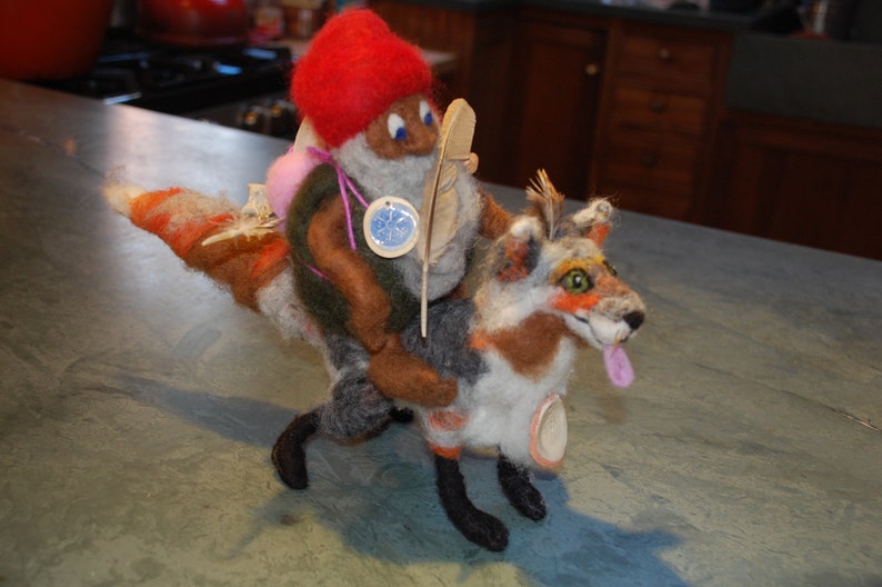 Tomten and gray foxanimals and artifacts