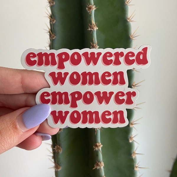 Empowered Women Magnet, 3x2in, Aimant pour réfrigérateurs, voitures, dortoirs, casiers