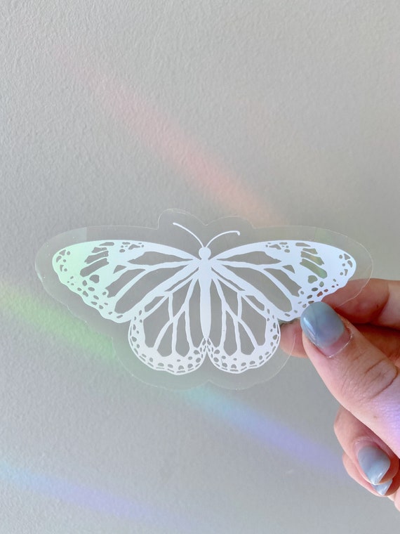 Butterfly Rainbow Maker Sticker Window Cling Suncatcher Etsy