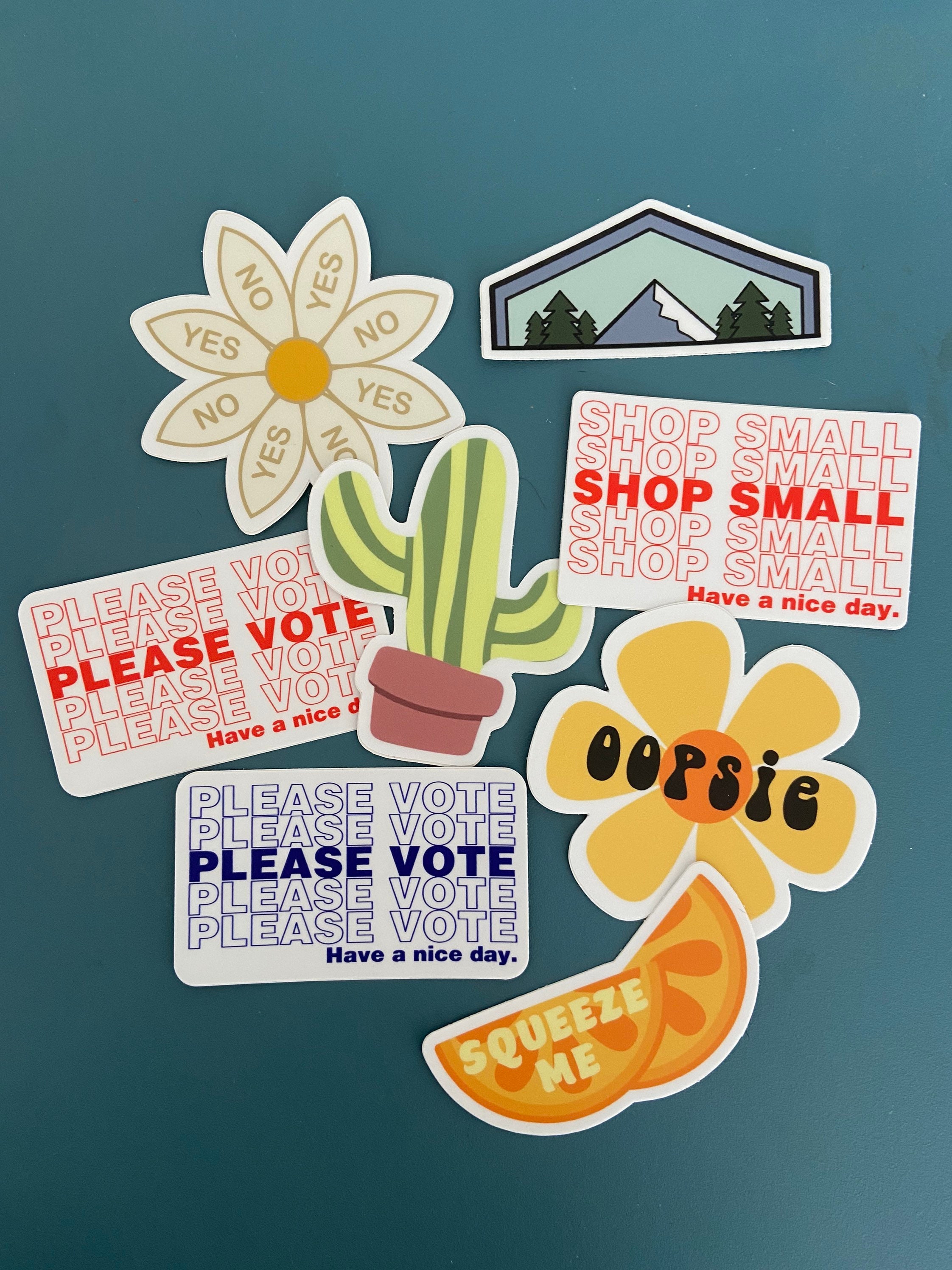 Shop Small Sticker Shop Small Sticker (plastic Bag Style) - 3x1.86 In, Waterproof Vinyl ...