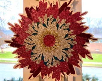 SVG files for DIY Craft Kit Paper Ornament Instant Digital Download Mandala Radial Designs