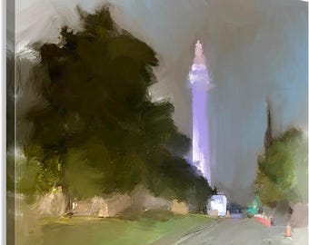 The Washington Monument in Baltimore