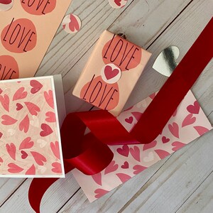 Printable Art Digital Download Valentine's Day Decor DIY hearts and love image 1