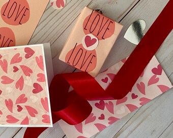 Printable Art Digital Download Valentine's Day Decor DIY hearts and love