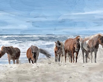 Ponies on the Shore