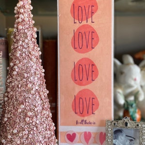 Printable Art Digital Download Valentine's Day Decor DIY hearts and love image 5