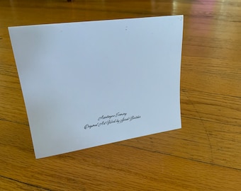 Assateague Pony Art Cards, Set of 6, Coastal Decor