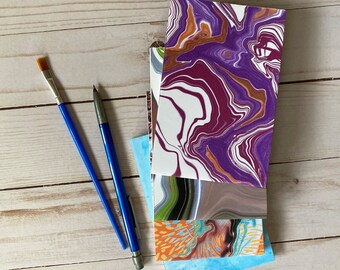 MINI JOURNALS, Handcrafted travel sketchbook and Watercolor Pad