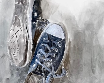 Navy Blue Converse