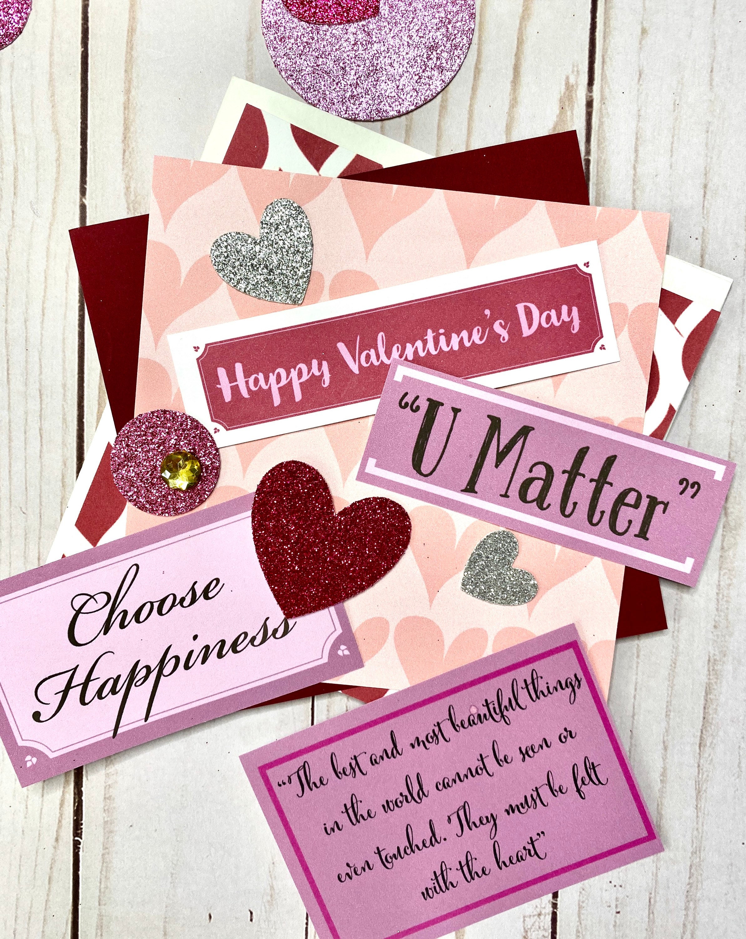 SPECIAL ORDER Valentines Day Card Kit DIY Craft - Etsy