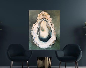 Oyster Shell painting