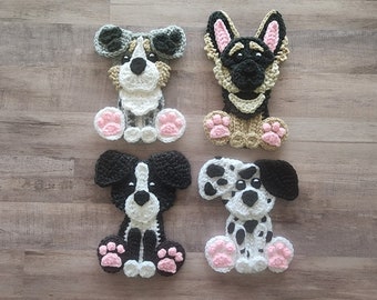Pups N Stuffs Vol 3 Applique Pack - Crochet Pattern - Digital Download