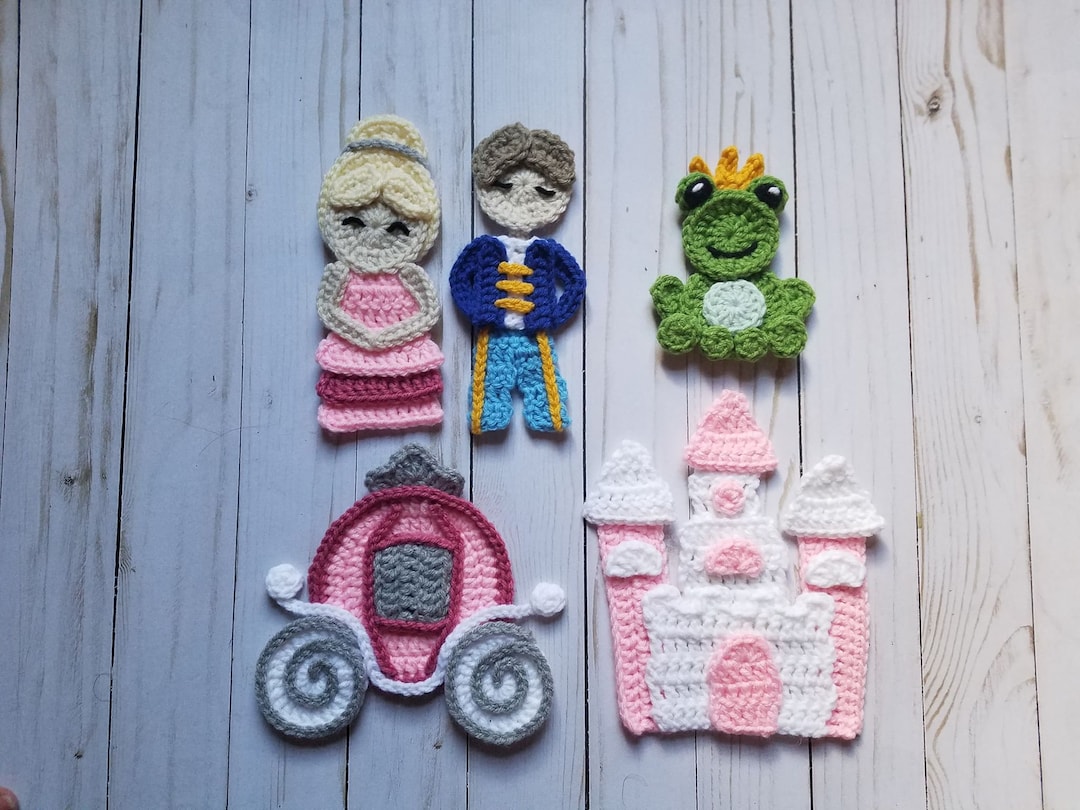 Once Upon A Time Applique Pack Crochet Pattern Digital