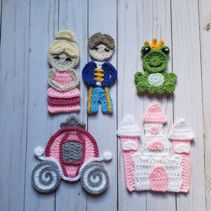 Once Upon A Time Applique Pack - Crochet Pattern - Digital Download