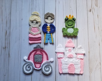 Once Upon A Time Applique Pack - Crochet Pattern - Digital Download