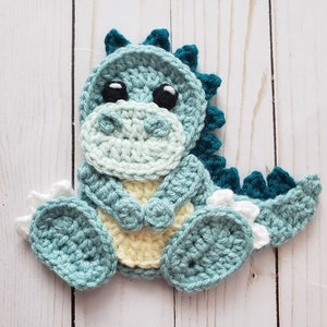 Jurassic Classic Applique Pack Crochet Pattern Digital Download image 6