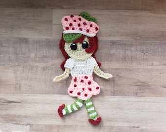 Sweet Delight Applique- Crochet Pattern Only- Pink- Girl- Crochet Applique Pattern