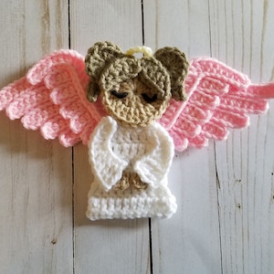 Sweet Angel Applique Single - Crochet Pattern - Digital Download