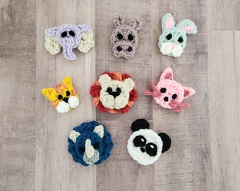 Mini Safari Vol 1 Applique Pack- Crochet Pattern - Digital Download