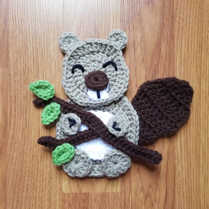 Woodland Animals 2 Applique Pack Crochet Pattern Only Etsy