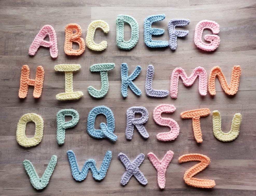 Crochet the alphabet