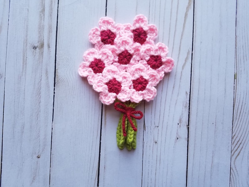My Sweet Valentine Applique Pack Crochet Pattern Digital Download image 5