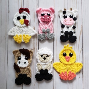 Pip Squeak Vol 1 Applique Pack - Crochet Pattern - Digital Download