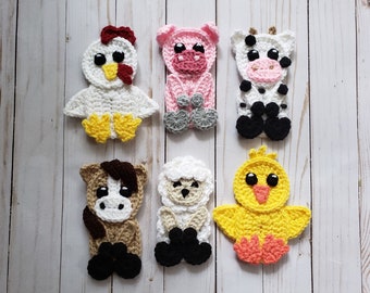 Pip Squeak Vol 1 Applique Pack - Crochet Pattern - Digital Download