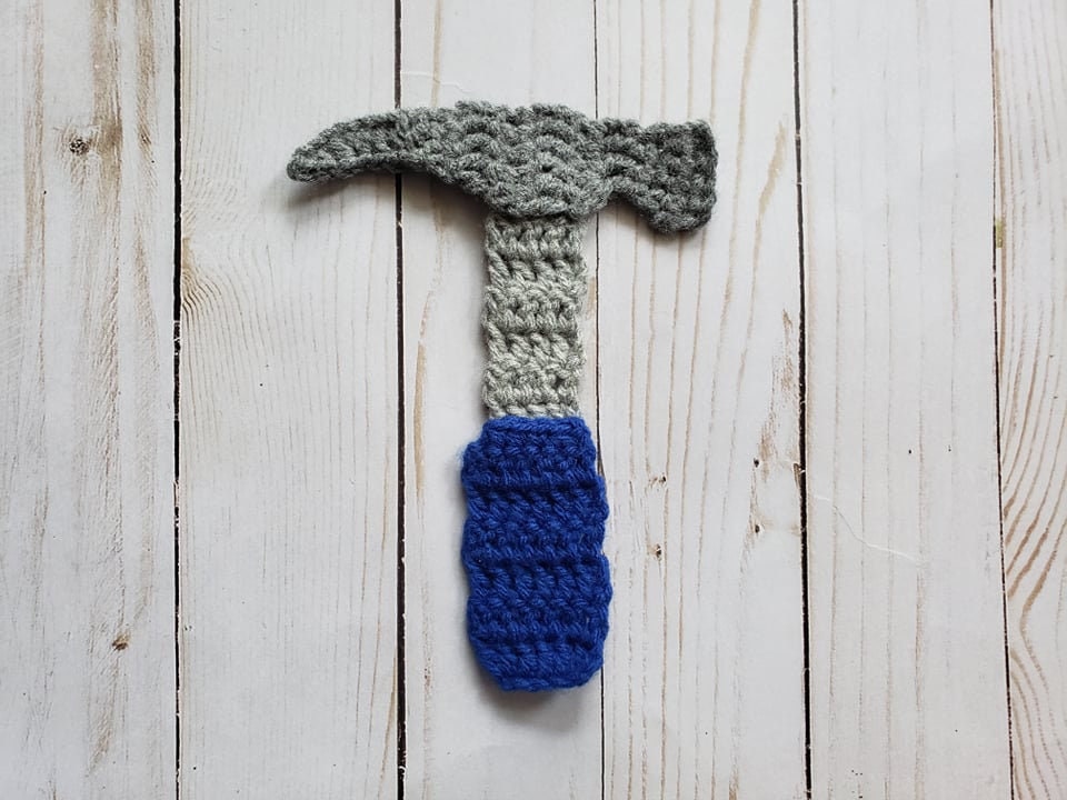 Tool Time Applique Pack Crochet Pattern Only Drill Hammer Etsy