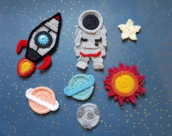 Pakiet aplikacji Space Odyssey — wzór szydełkowy — pobieranie cyfrowe