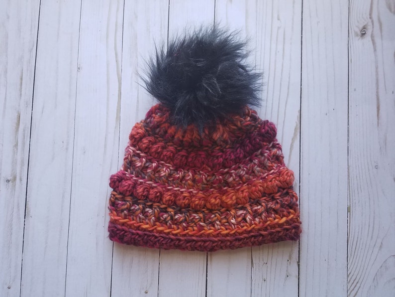 The Amara Beanie Faux Fur Crochet Hat Hat Handmade Beanie Sunsinger Beanie Gifts Fall Winter Ready To Ship Chunky Style