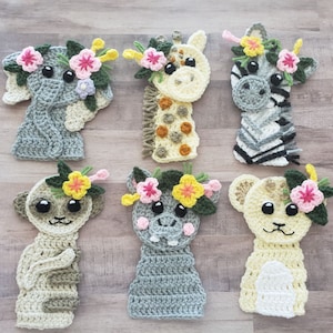 Baby Animals Vol 1 Applique Pack - Crochet Pattern - Digital Download