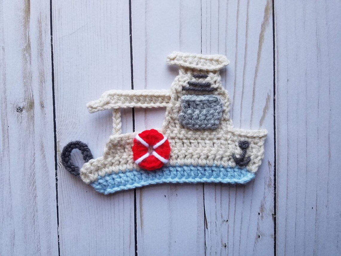 Nautical Voyage Applique Pack- Crochet Pattern - Digital Download ...