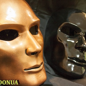 Maske John Doe Maske Bankräuber Cosplay Gesicht Mann Gesicht Druck Mann Gesicht