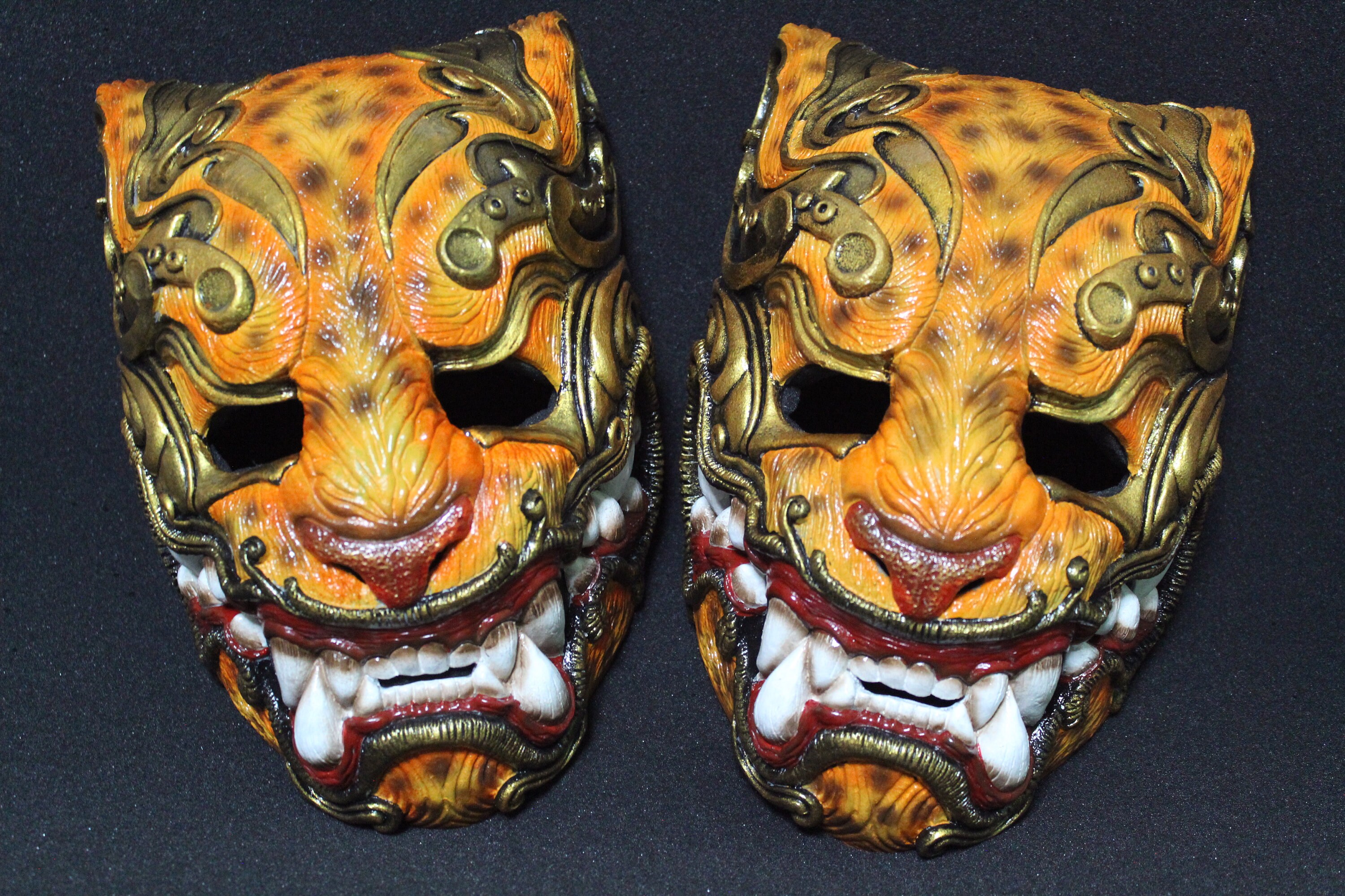 Mask Tiger Samurai Assassin.kabuki Samurai Armor Japanese