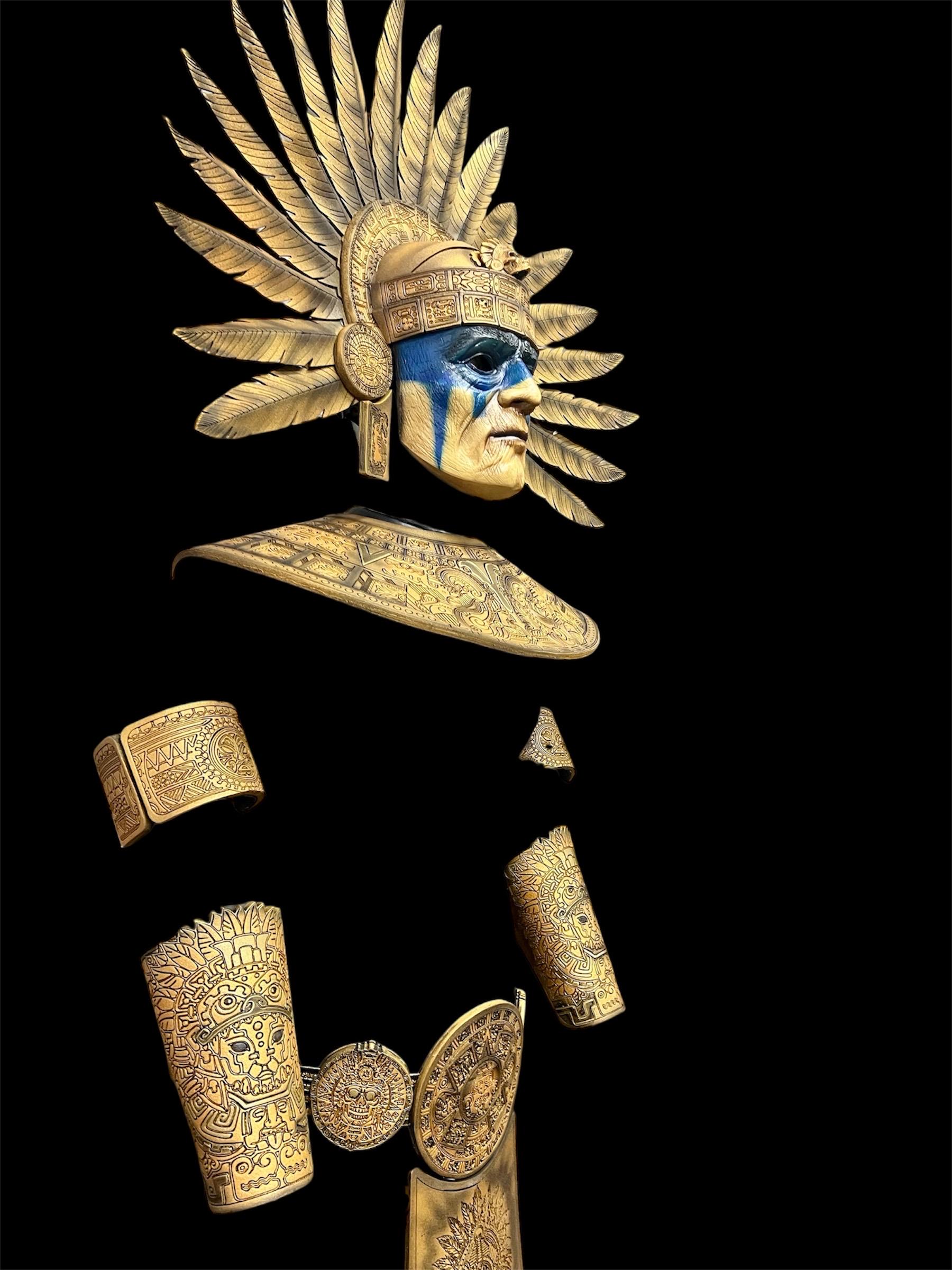 Masked Aztec Suits Full Aztec Warrior Costume, Mayan Priest Armor Set, Ancient Mexico ...
