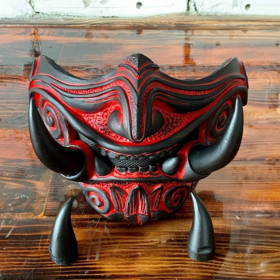 【着用可能】手作り半頬　甲冑　等身大　面頬　鎧兜　武具　mempo mask MP03-mempo-mask-