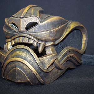 Lion Oni Mask half face samurai armor