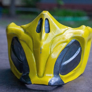 Scorpion mask from Mortal Kombat 11 Fiery Grandmaster
