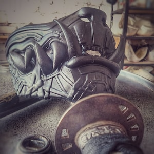 scorpion mask BLACK from mk 11 scorpion and lion hybrid