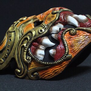 Mask Tiger Samurai Assassin.kabuki Samurai Armor Japanese Mask Cosplay ...