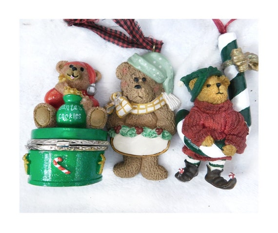 teddy bear ornaments