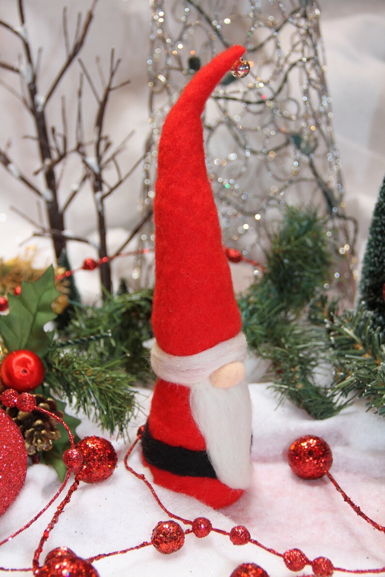 Clause Needle Felted Handcrafted Christmas Handmade Wool Doll Santa Felted